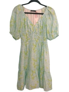 Vineyard Vines Women's XS Puff Sleeve Dress Sydney Floral -Spring Summer